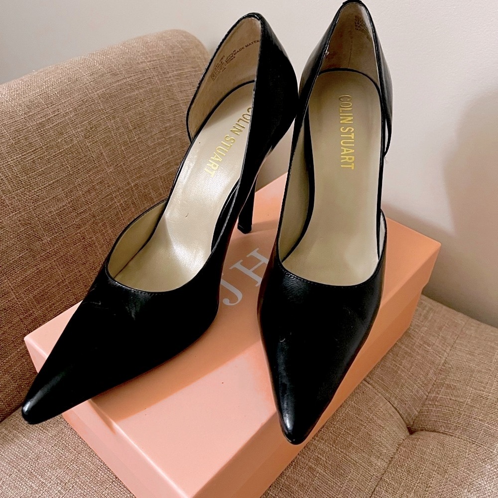 Colin Stuart Black Stilettos - Picture 2 of 4